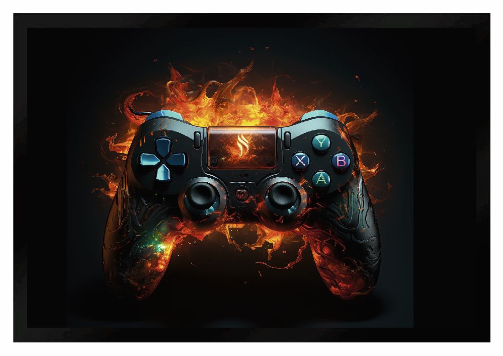 Fußmatte Gamers Konsole F2642 60x40 cm