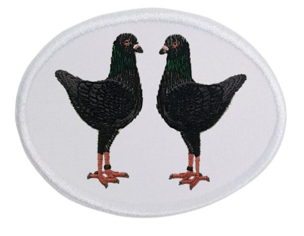 Deutsche Modeneser Schietti andalusierfarbig ... Aufnäher Patch 10x8 cm (2069)