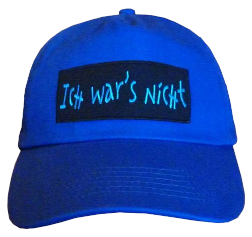 Basecap Cap bestickt .. Ich wars nicht... blau (749-1)