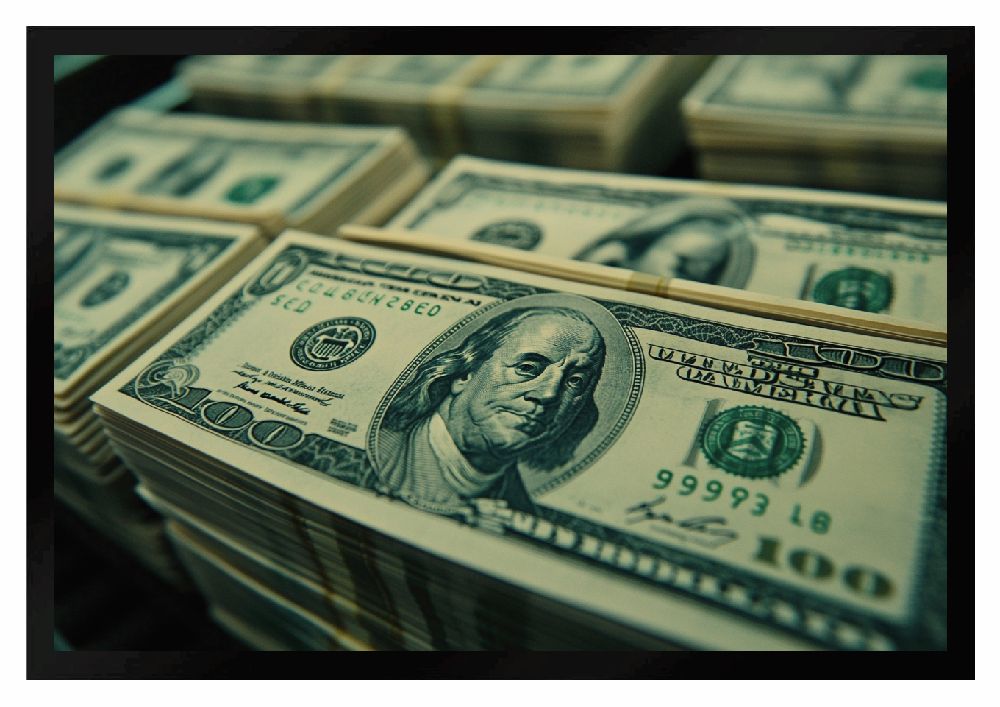 Fußmatte Geldscheine Dollar US Dollar F2633 60x40 cm