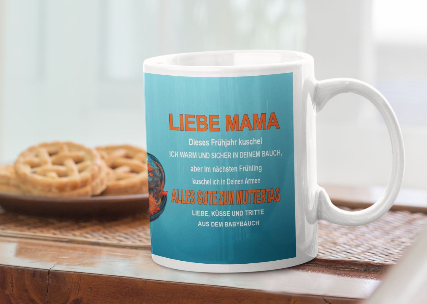 Kaffeetasse Kaffeebecher  Tasse Mama Schwangere Muttertag T22