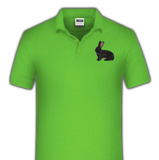 Polo-Shirt bestickt mit Deutscher Riese dunkelgrau P2028 anthrazit 3XL