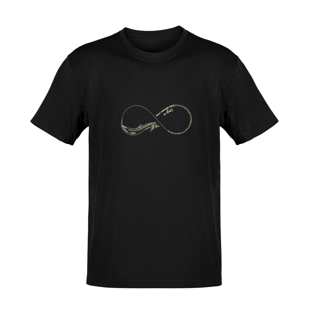 T-Shirt ANGEL FISCH UNENDLICHKEIT Sprüche Funshirt TS0656U 3XL