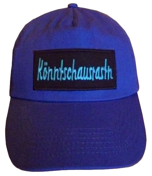 Basecap Cap bestickt ...Könntschausrastn... in blau  (756-1)