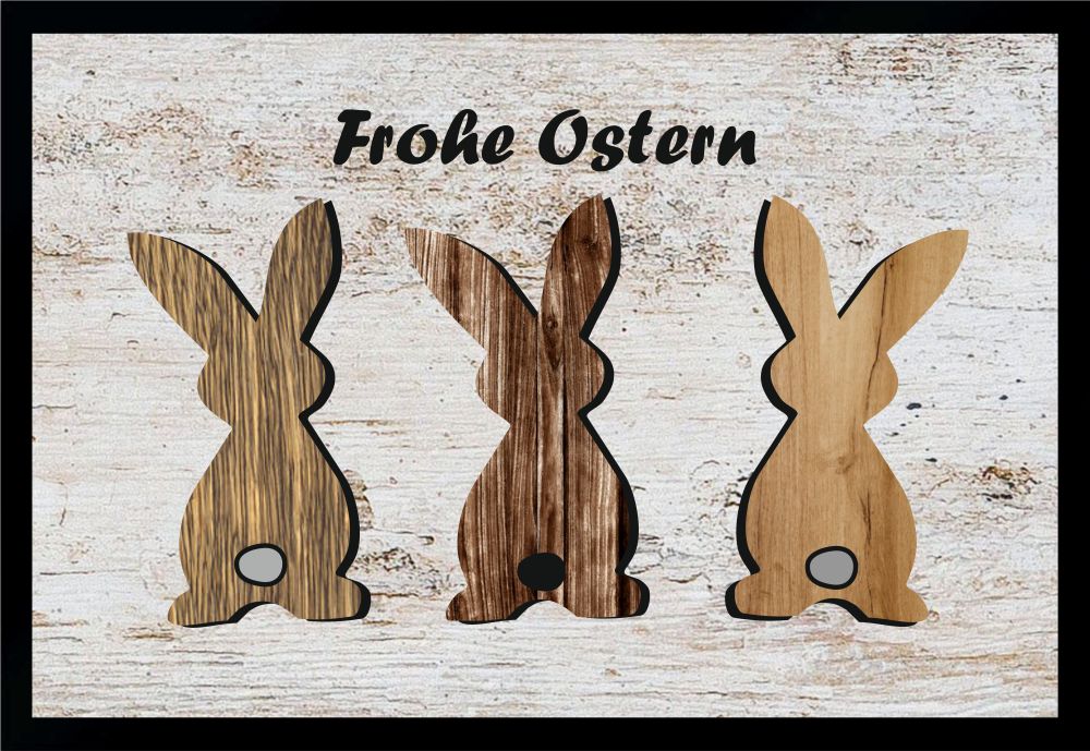 Fußmatte Schmutzfangmatte Frohe Ostern F372 60x40 cm