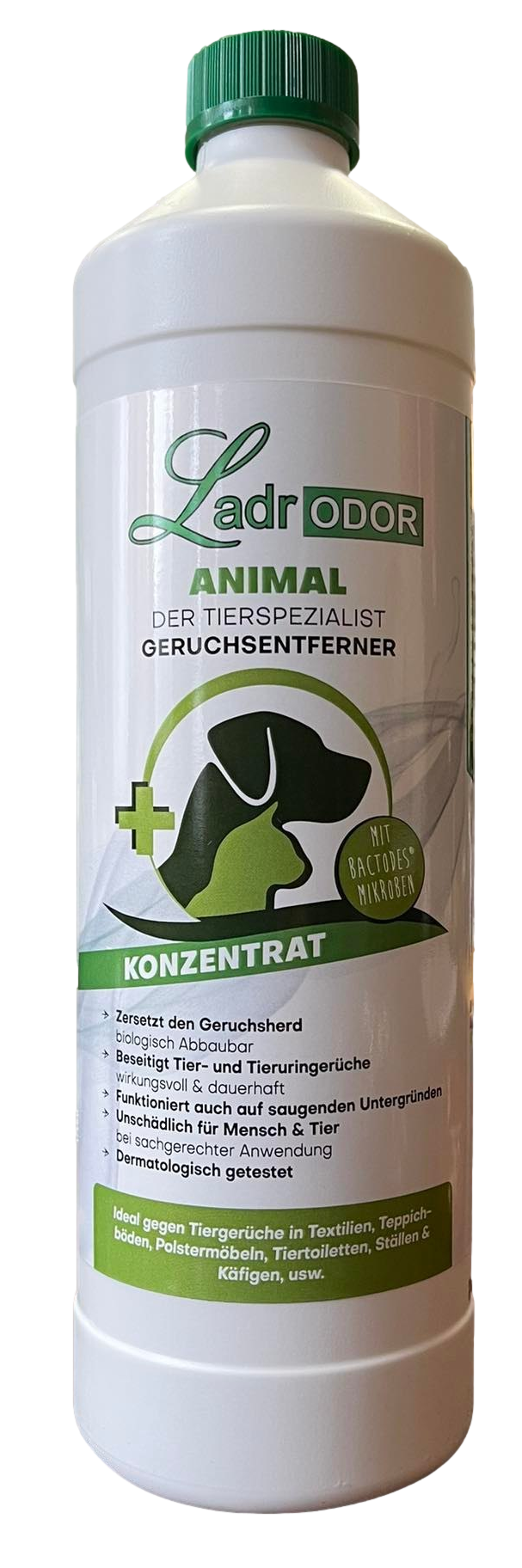 Ladrodor Animal Konzentrat Hunde Katzen Urinentferner biologischer Geruchsentferner