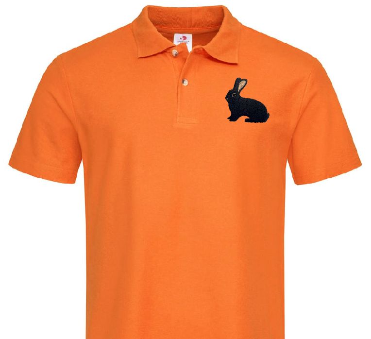 Polo-Shirt bestickt mit Deutscher Riese schwarz P2026 anthrazit 3XL