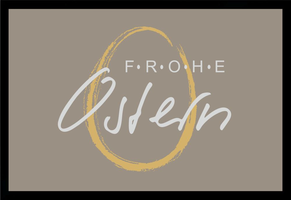 Fußmatte Schmutzfangmatte Abstreicher Frohe Ostern F773 60x40 cm