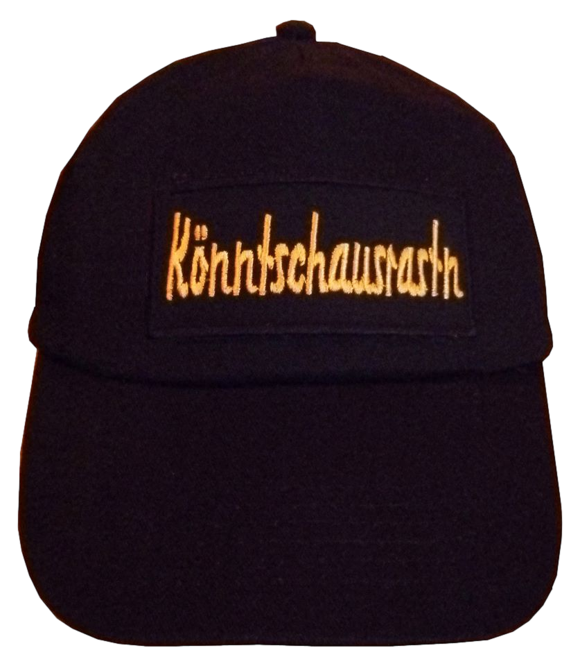 Basecap Cap bestickt ...Könntschausrastn... in schwarz  (756-2)