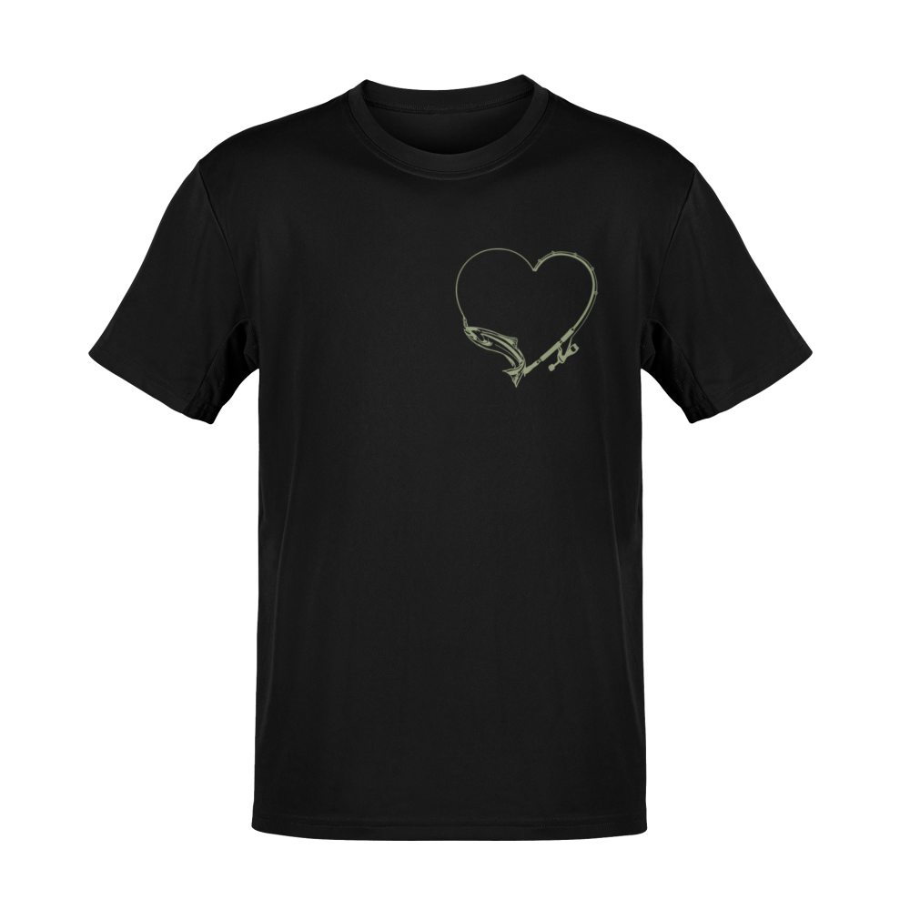T-Shirt ANGEL FISCH HERZ Sprüche Funshirt TS0657U 3XL
