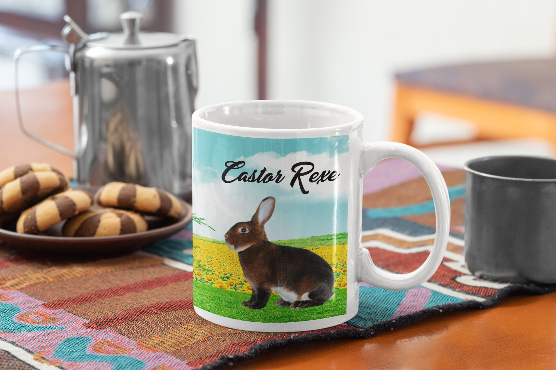 Kaffeetasse Tasse Kaninchen Castor Rexe T49