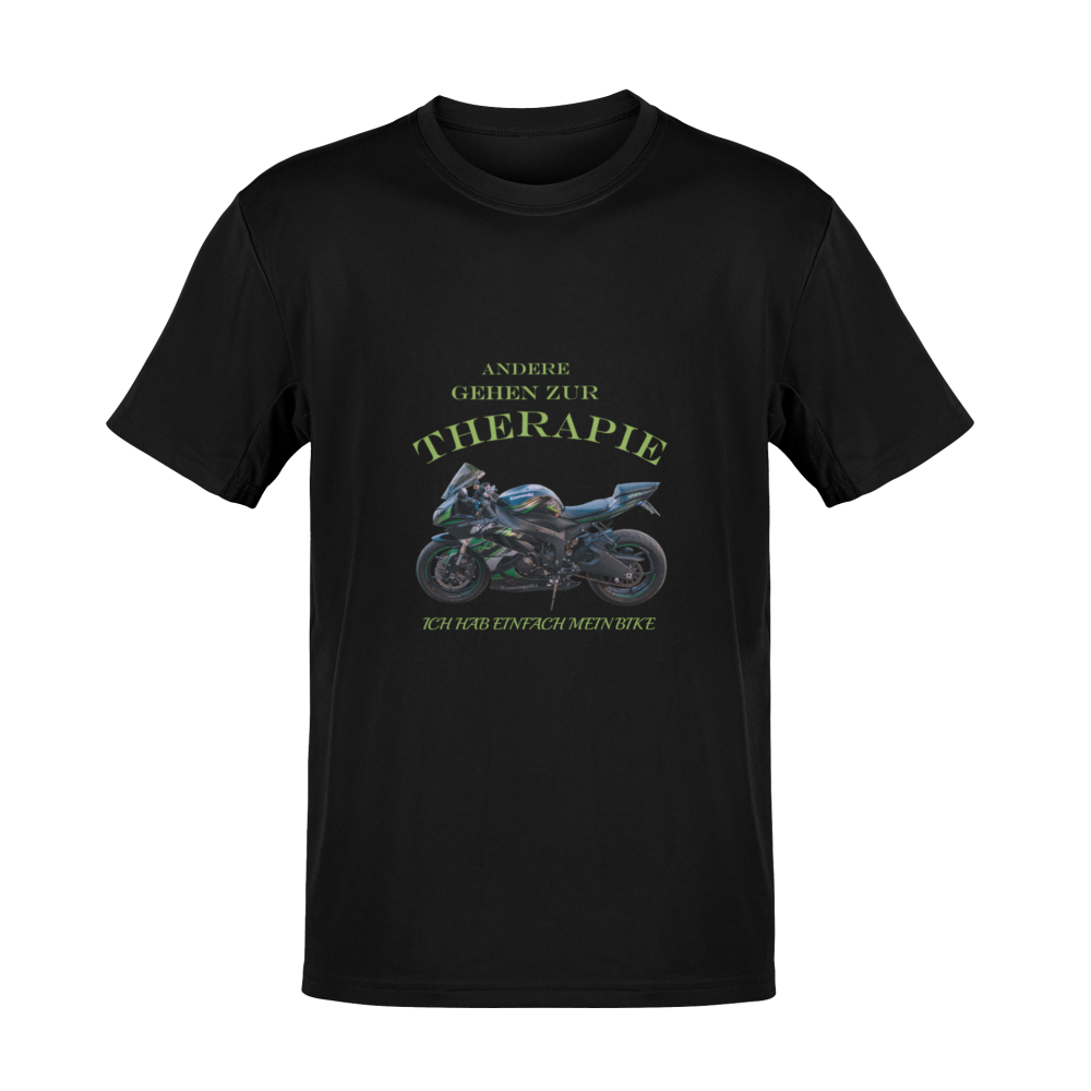 T-Shirt ANDERE THERAPIE ICH HAB MEINE BIKE SPRÜCHE Funshirt TS0529U 3XL